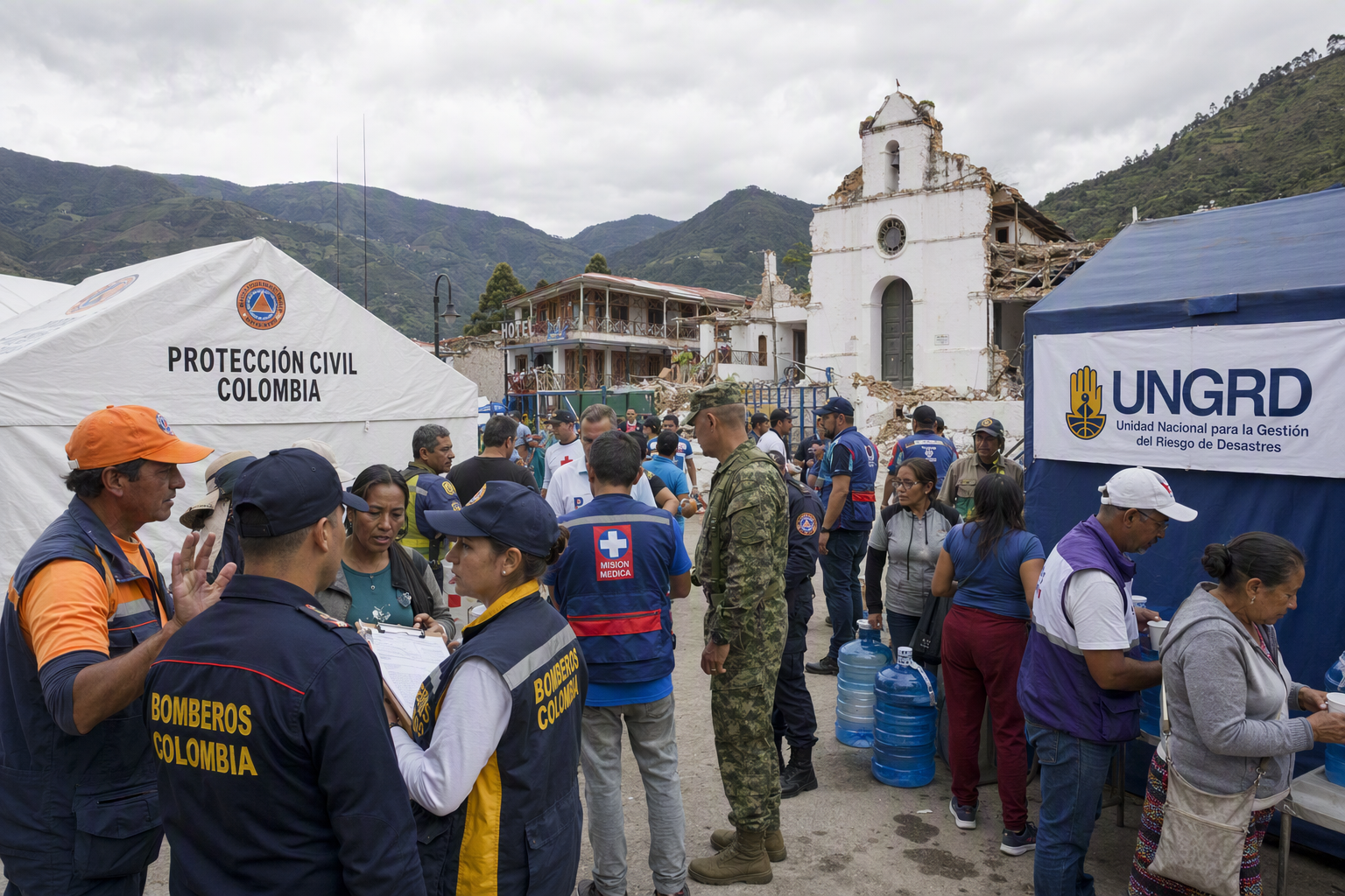 Colombia earthquake response scales up as relief teams reach isolated communities